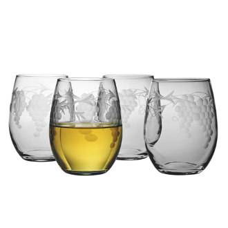 Sonoma Stemless White Wine Glasses (set of 4)