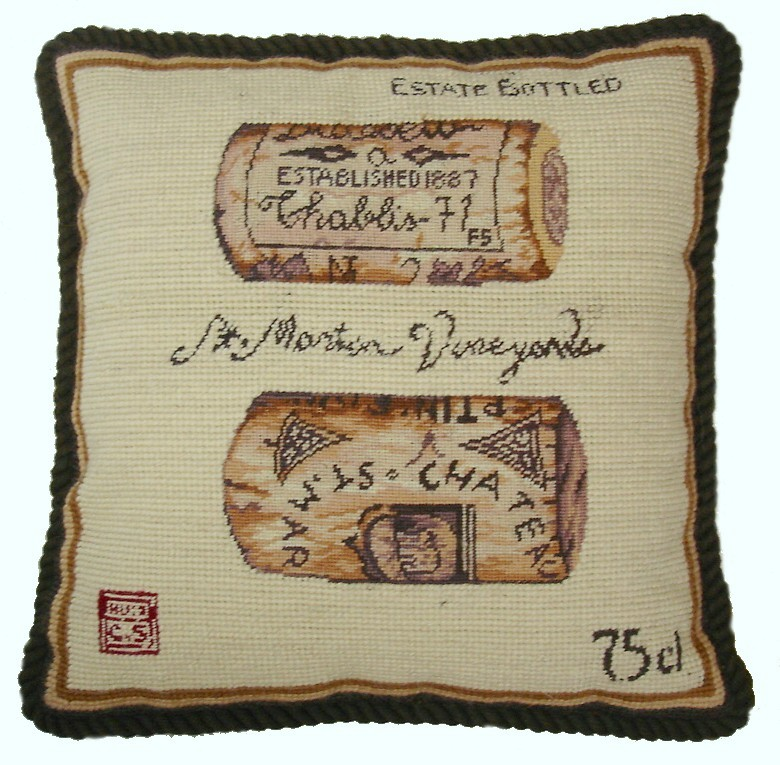 "St. Martin Vineyards" Pillow