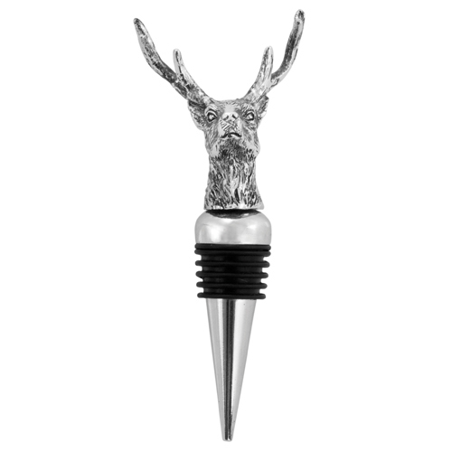 Stag Head Wine Bottle Stopper