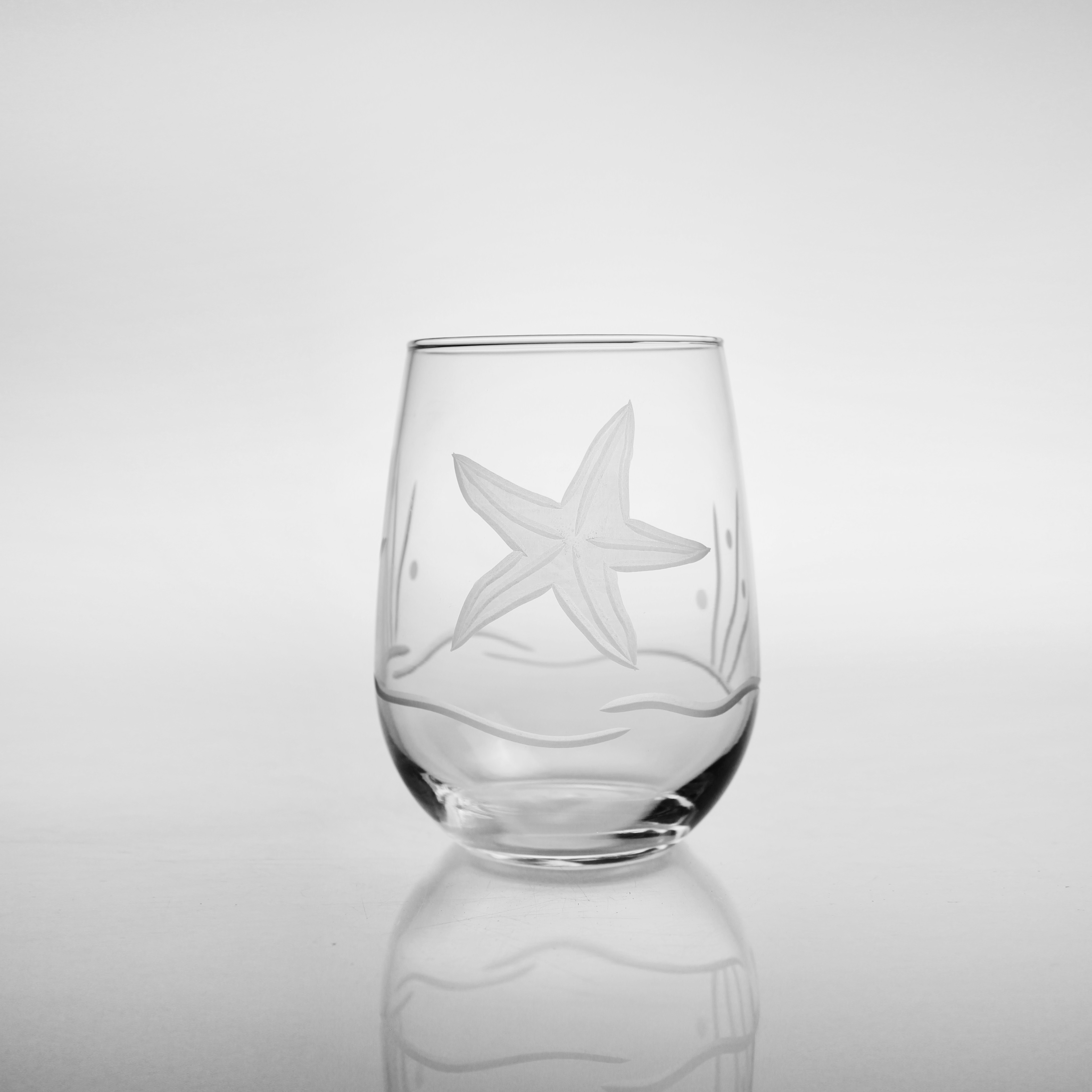 Starfish White Wine Tumblers (set of 4)
