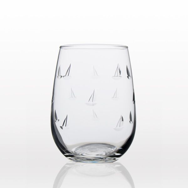 Sailing Stemless Wine Glasses (set of 4)