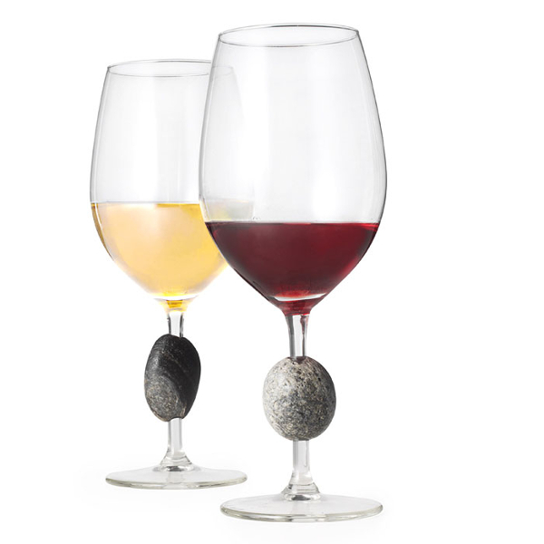 Stone Wine Glasses Set of 2