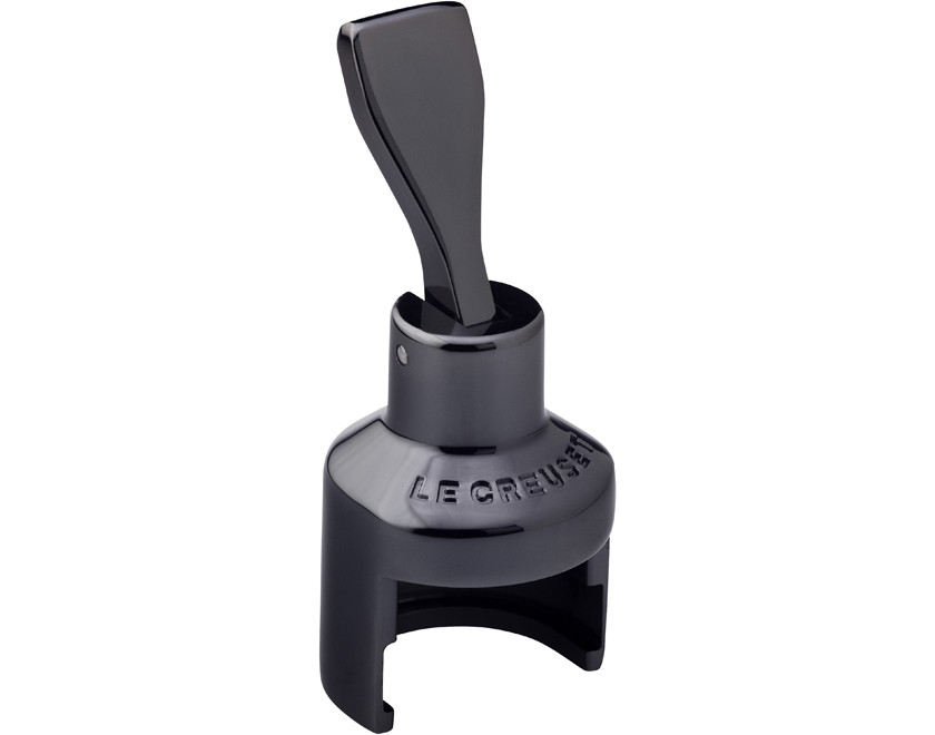 Le Creuset Champagne Crown Sealer, Black Nickel