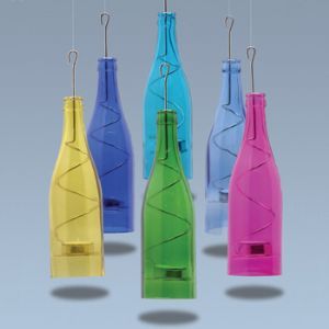 Wine Bottle Tea Lights (set of 3)