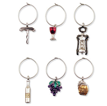 Wine Icons My Glass Wine Charms Beverage Markers