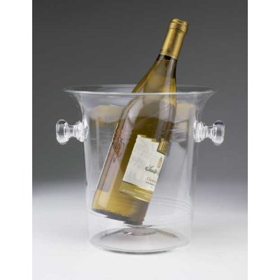 Vino Bottle Cooler, Clear Acrylic