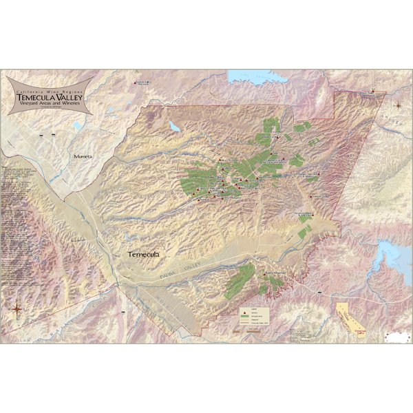 Temecula Valley Wine Map