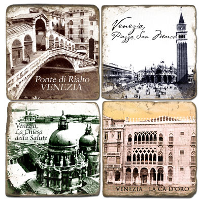 Venezia Marble Coasters