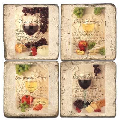 Wine Marble Coasters