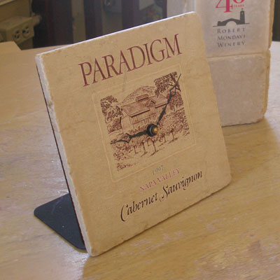 Napa Valley Cabernet Sauvignon Clock