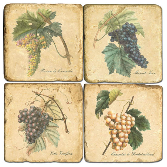 Grapes Marble Coasters