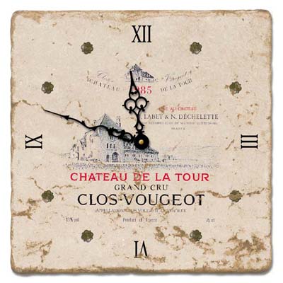 Chateau De La Tour Grand Cru Wall Clock