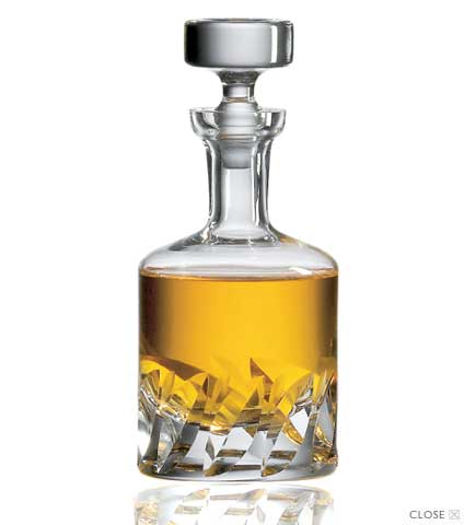 Beveled Blade Decanter