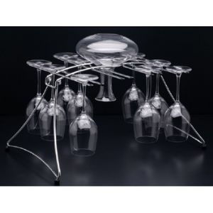 Fusion 16 Drying Decanter and Stemware Rack