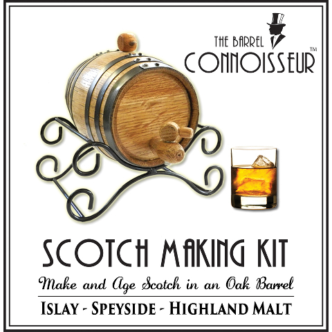 The Barrel Connoisseur Scotch Whiskey Making Kit
