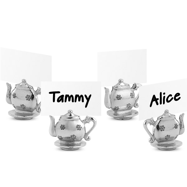Teapot Place Card Holders (set of 4)