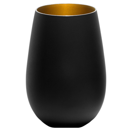 Noir Stemless Gold Interior Set of 6 