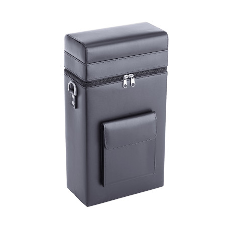 DOUBLE WINE CARRYING CASE, Black