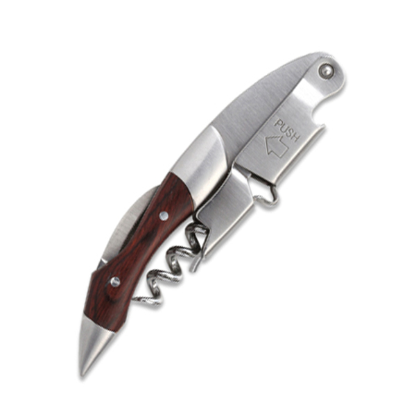 Rabbit Walnut Zippity Two Step Waiter's Corkscrew