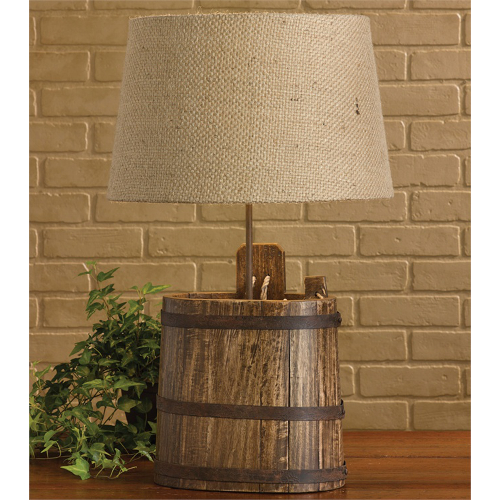 Water Bucket Lamp with Shade