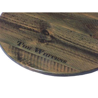 Personalized Wine Barrel Lazy Susan