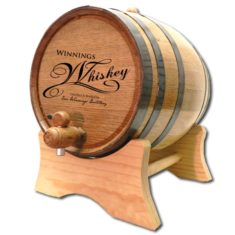 Personalized Whiskey Oak Barrel
