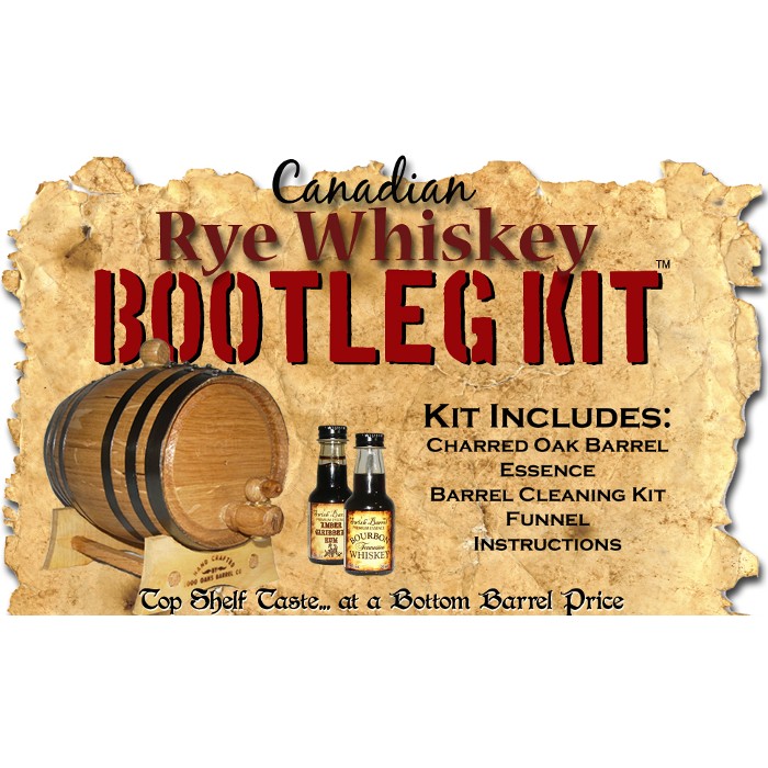 Canadian Rye Whiskey Making Bootleg Kit