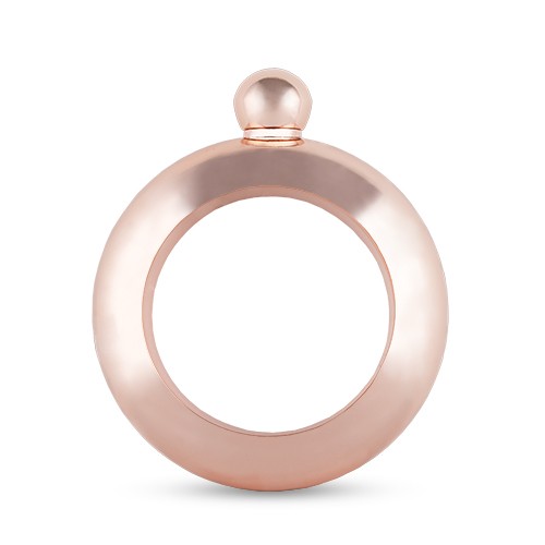 Charade - Rose Gold Bracelet Flask