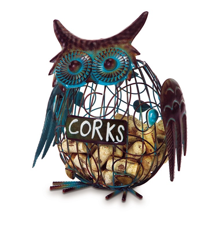 Cork Caddy Owl