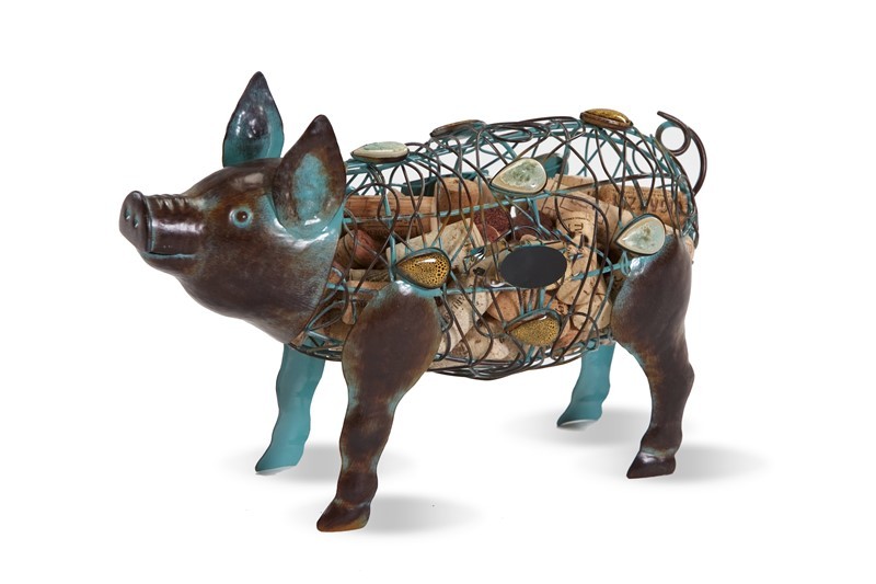 Cork Caddy Pig