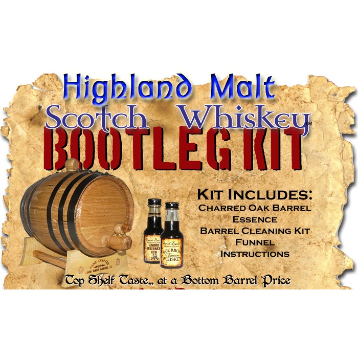 Highland Malt Scotch Whiskey Barrel Making Kit