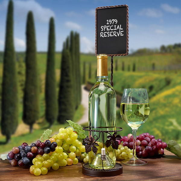 Chalkboard Grapevine Bottle Coaster