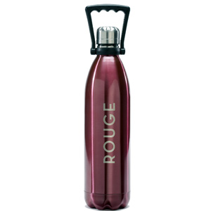 Oenophilia Vino Sport Double Wall Canteen, Rouge