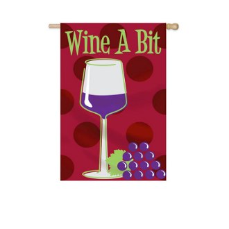 Wine A Bit EverOptics Garden Flag