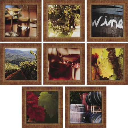 Wine Study Art (set of 8)