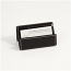 Black Leather Business Card Holder