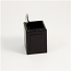 Black Croco Leather Pen Cup