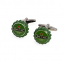 Beer Cap Rhodium Plated Cufflinks