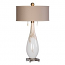 Uttermost Cardoni White Glass Table Lamp
