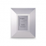 Brushed Metal 4x6 Picture Frame with Easel Back