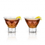 Raye: Gem Crystal Martini Glasses