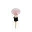 Rose Quartz Bottle Stopper by Twine