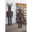 Metal Robot Planters Set of Two