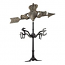 Claddagh Rooftop Weathervane, Black Gold
