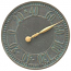 Geneva 16" Indoor Outdoor Wall Thermometer, Bronze Verdigris