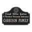 Cead Mile Failte Plaque, Black White