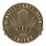 Custom Quality Craft Beer Tavern Round Plaque, Bronze Verdigris