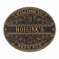 Custom Brew Pub Welcome Plaque, Dark Bronze / Gold