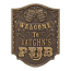 Custom Pub Welcome Plaque, Antique Copper
