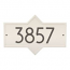 Hampton Modern Personalized Wall Plaque, Pewter/Silver
